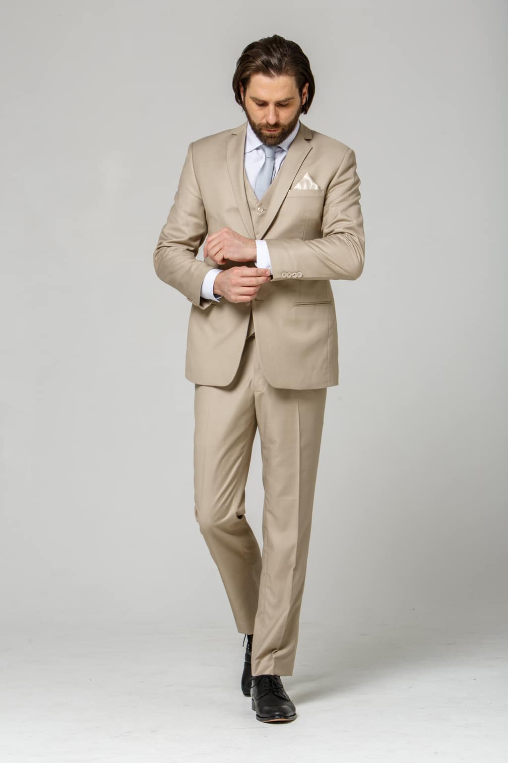 Beige Suit Hire