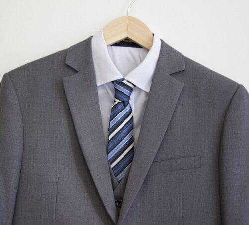 Gray suit hire