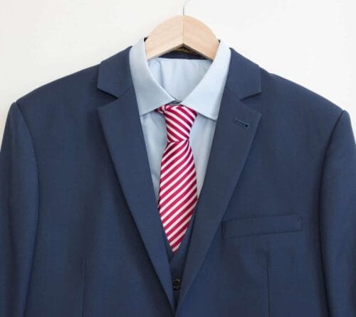 light blue suit hire