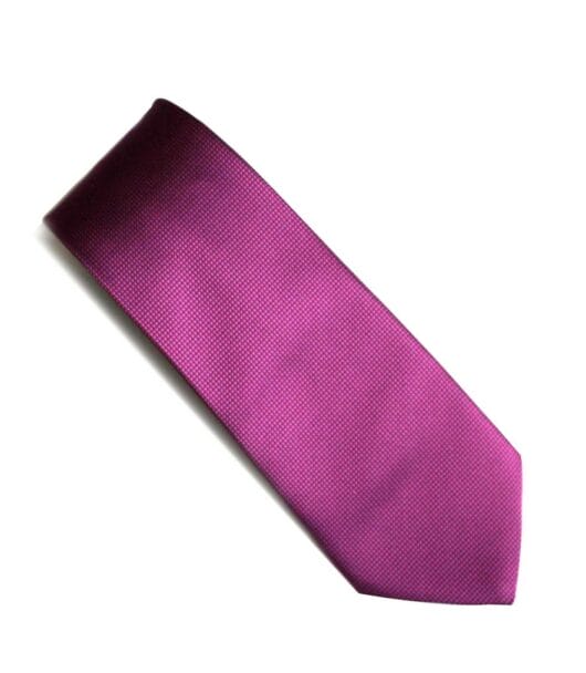 Fellini_7444_Classic_Jacquard_Tie_Flat_Fuschia_702