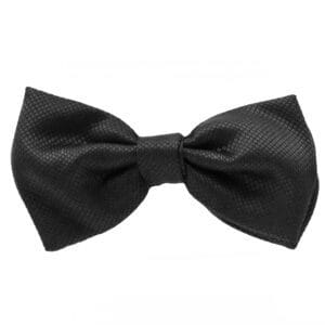 Fellini Jacquard Black Bowtie