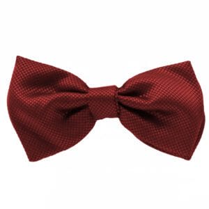 Fellini Jacquard Burgundy Bowtie