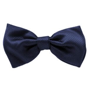 Fellini Jacquard Navy Bowtie