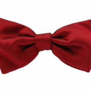 Fellini Jacquard Red Bowtie