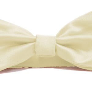 Fellini Plain Ivory Bowtie