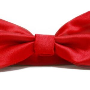 Fellini Plain Red Bowtie