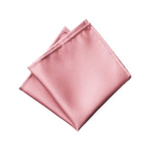 Fellini Plain Rose Pocket Square