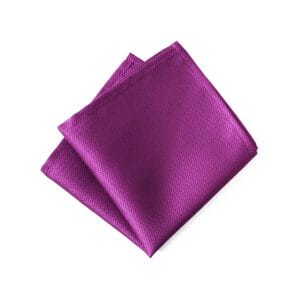 Jacquard Fuchsia Pocket Square