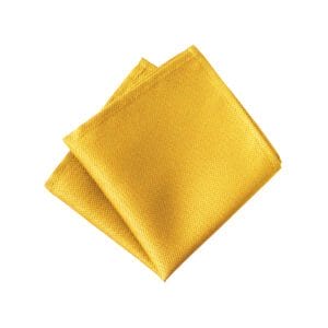 Jacquard Gold Pocket Square
