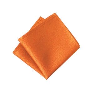 Jacquard Orange Pocket Square
