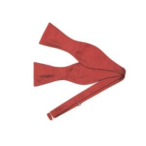 Orange Silk Tie Your Own Bowtie