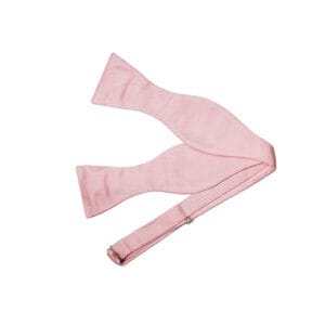 Pink Silk Tie Your Own Bowtie