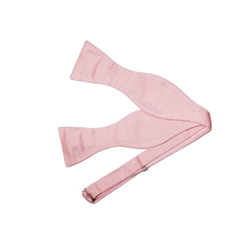 Pink Silk Tie Your Own Bowtie