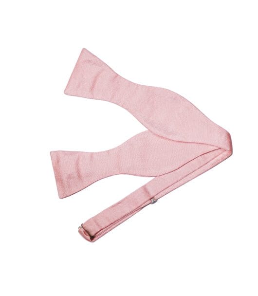 Pink Silk Tie Your Own Bowtie