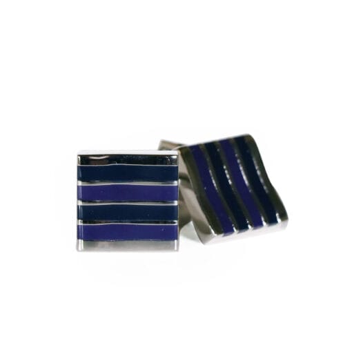 Deep Blue Inset Cufflinks