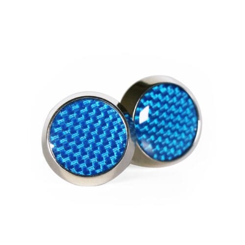 Iridescent Aqua Cone Cufflinks