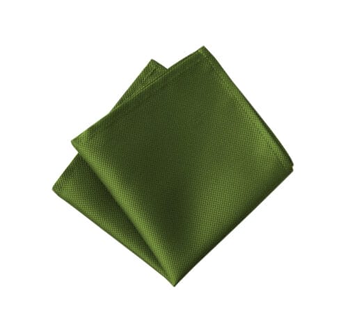 Jacquard Olive Pocket Square